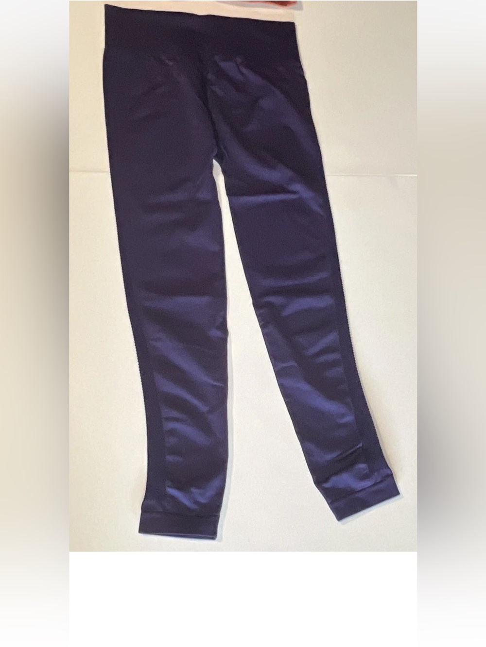 Forever 21 Active High Rise Seamless Compression Leggings Purple M Ankle 25"